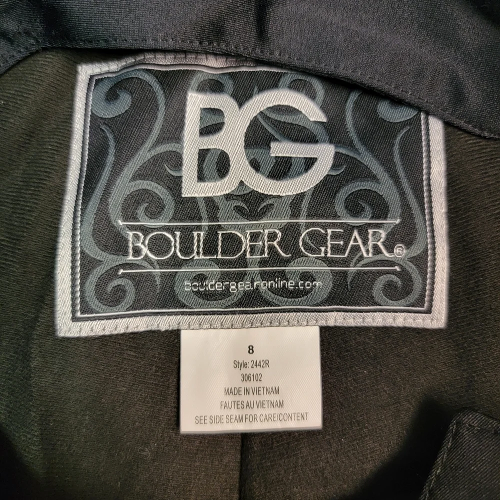Boulder‎ Gear Women's Luna Black Ski Snow Pants 2442R Size 8